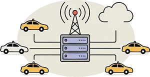 Taksipalvelut välitysyhtiöille